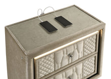 Load image into Gallery viewer, Lorient Nightstand with LED Lighting