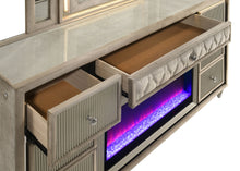 Load image into Gallery viewer, Lorient LED Dresser with LED Mirror and Flame Visualizer