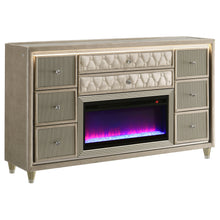 Load image into Gallery viewer, Lorient LED Dresser with Flame Visualizer