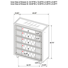 Load image into Gallery viewer, Lorient Chest of Drawers with LED Lighting
