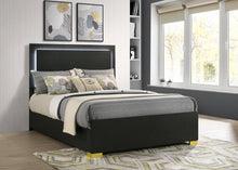Load image into Gallery viewer, Marceline Panel Bed with LED Lighting