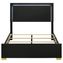 Load image into Gallery viewer, Marceline Panel Bed with LED Lighting