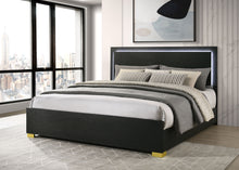 Load image into Gallery viewer, Marceline Panel Bed with LED Lighting