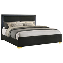 Load image into Gallery viewer, Marceline Panel Bed with LED Lighting