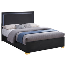 Load image into Gallery viewer, Marceline Panel Bed with LED Lighting