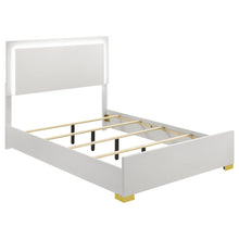 Load image into Gallery viewer, Marceline Panel Bed with LED Lighting