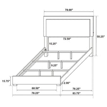 Load image into Gallery viewer, Marceline Panel Bed with LED Lighting