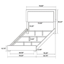 Load image into Gallery viewer, Marceline Panel Bed with LED Lighting