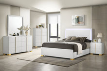 Load image into Gallery viewer, Marceline Panel Bed with LED Lighting