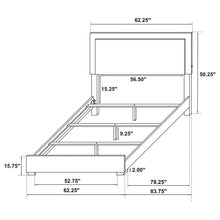 Load image into Gallery viewer, Marceline Panel Bed with LED Lighting