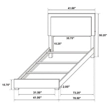 Load image into Gallery viewer, Marceline Panel Bed with LED Lighting
