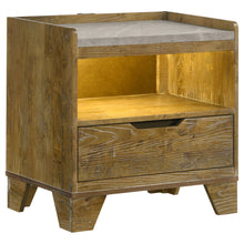 Load image into Gallery viewer, Henderson Nightstand with LED Lighting
