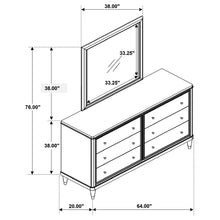 Load image into Gallery viewer, Emberlyn Dresser with Mirror