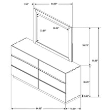 Load image into Gallery viewer, Winslow Dresser with Mirror