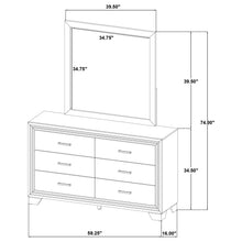 Load image into Gallery viewer, Wright Dresser with Mirror