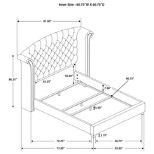 Load image into Gallery viewer, Melody Wingback Bed