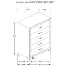 Load image into Gallery viewer, Melody Chest of Drawers