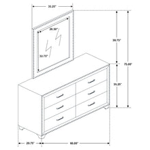 Load image into Gallery viewer, Melody Dresser with Mirror