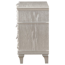 Load image into Gallery viewer, Evangeline 3-drawer Nightstand Silver Oak
