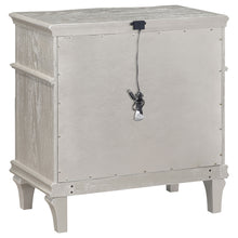 Load image into Gallery viewer, Evangeline 3-drawer Nightstand Silver Oak