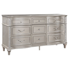 Load image into Gallery viewer, Evangeline 9-drawer Dresser Silver Oak