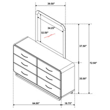 Load image into Gallery viewer, Amsbury Dresser with Mirror