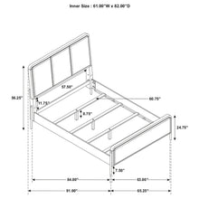 Load image into Gallery viewer, Arini Panel Bed
