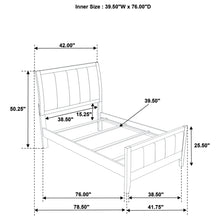 Load image into Gallery viewer, Wilkes Panel Bed