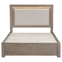 Load image into Gallery viewer, Kenora Panel Platform Storage Bed with LED Lighting