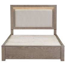 Load image into Gallery viewer, Kenora Panel Platform Storage Bed with LED Lighting