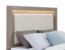 Load image into Gallery viewer, Kenora Panel Platform Storage Bed with LED Lighting