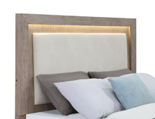Load image into Gallery viewer, Kenora Panel Platform Storage Bed with LED Lighting