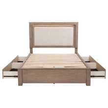 Load image into Gallery viewer, Kenora Panel Platform Storage Bed with LED Lighting