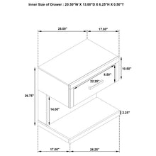 Load image into Gallery viewer, Kenora Nightstand with LED Lighting