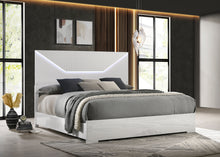 Load image into Gallery viewer, Ives Panel Bed with LED Lighting
