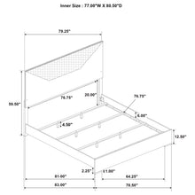 Load image into Gallery viewer, Ives Panel Bed with LED Lighting