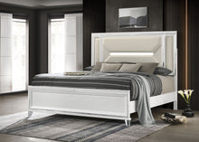Load image into Gallery viewer, Marmore Panel Bed with LED Lighting