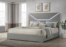 Load image into Gallery viewer, Ives Panel Bed with LED Lighting