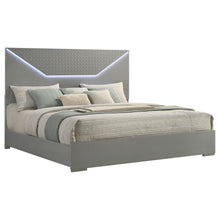 Load image into Gallery viewer, Ives Panel Bed with LED Lighting