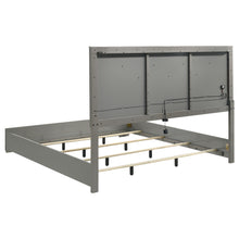 Load image into Gallery viewer, Ives Panel Bed with LED Lighting
