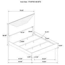 Load image into Gallery viewer, Ives Panel Bed with LED Lighting