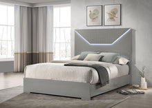 Load image into Gallery viewer, Ives Panel Bed with LED Lighting
