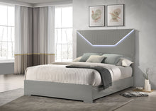 Load image into Gallery viewer, Ives Panel Bed with LED Lighting