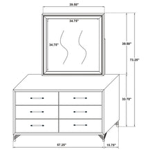 Load image into Gallery viewer, Lucia Dresser with Mirror