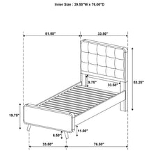 Load image into Gallery viewer, Robyn Panel Platform Bed