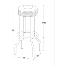 Load image into Gallery viewer, Retro Swivel Bar Stool