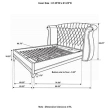 Load image into Gallery viewer, Barzini Wingback Platform Bed