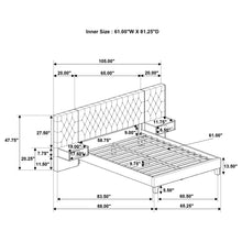 Load image into Gallery viewer, Marley Eastern King & Queen Bed