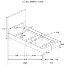 Load image into Gallery viewer, Dorian Panel Bed