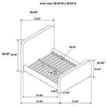 Load image into Gallery viewer, Wren Panel Platform Bed